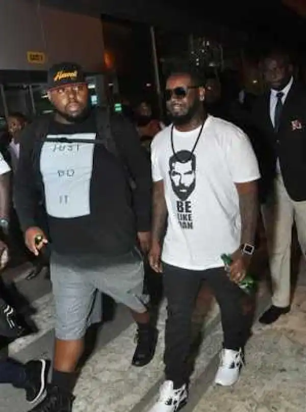 Photos: US singer T-Pain arrives Nigeria for the Heineken ‘Live Your Music’ party! 